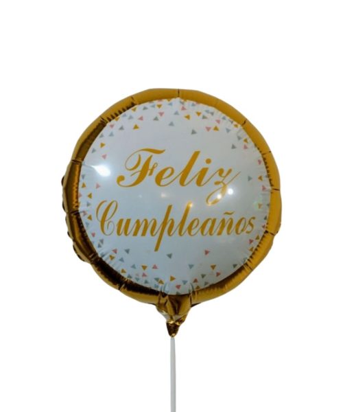Alternative view of Combo G - Ramo Caricias con globo " Felíz cumpleaños"
