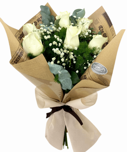 código 06 (B)- Ramo Amor Blanco